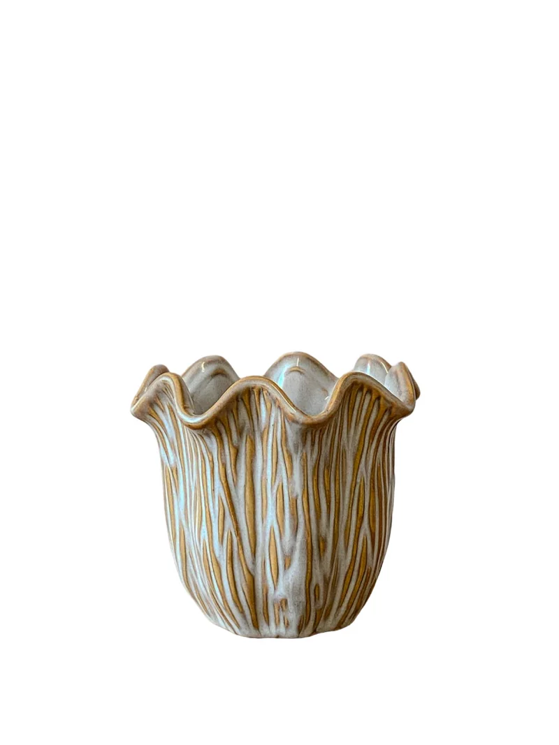 Pot ''Loire'' Keramiek D12 H10,5cm Off-White