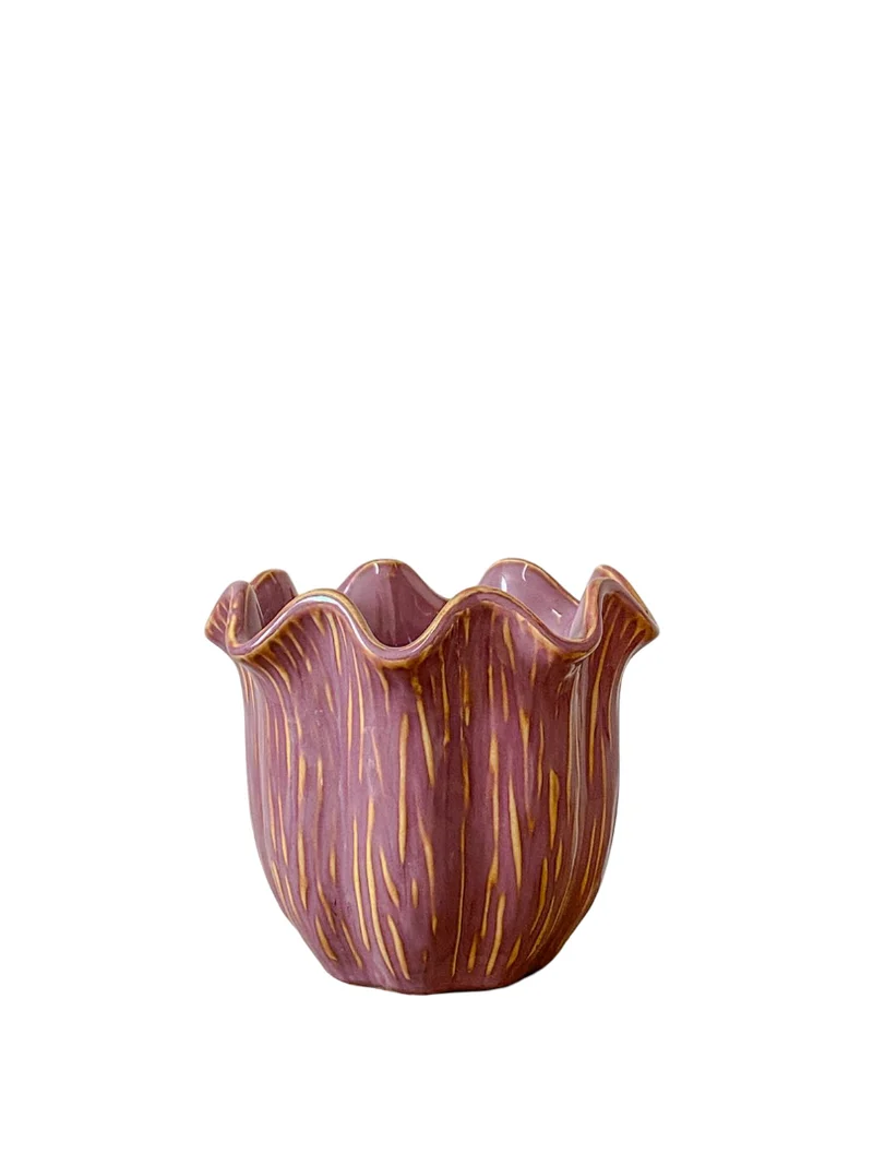 Pot ''Loire'' Keramiek D14 H12cm Lilac