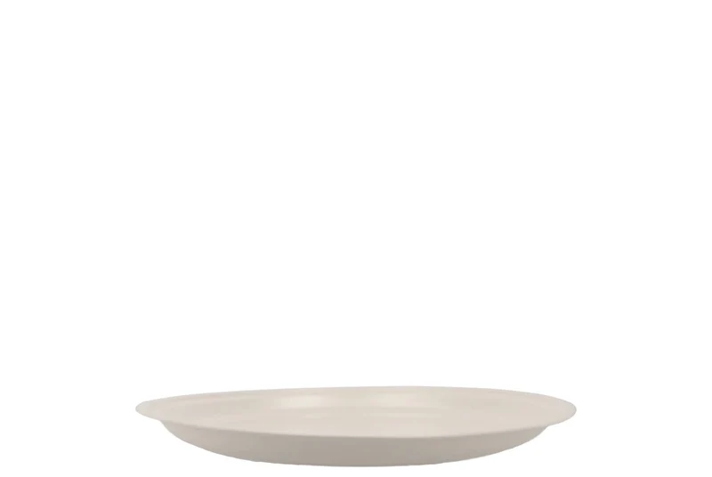 SCHAAL ZINC BASIC GREY PLATE D26 H2 CM
