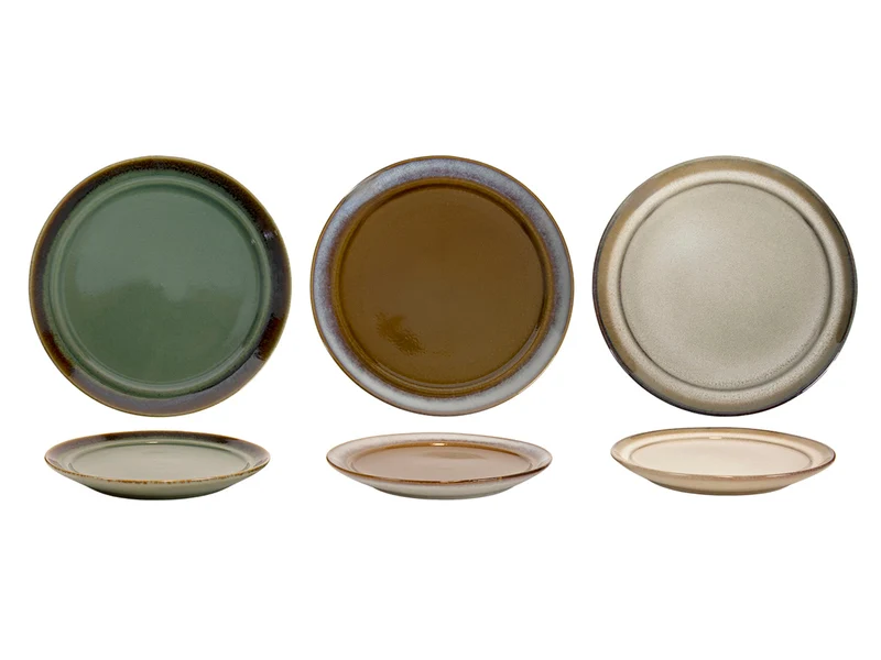 Ontbijtbord Mistral rand Ø20x2,5cm 3 assortie