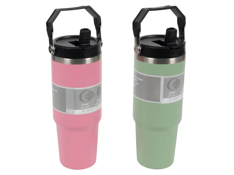 Isoleerbeker m boven handel 0,9L 2 assortie soft