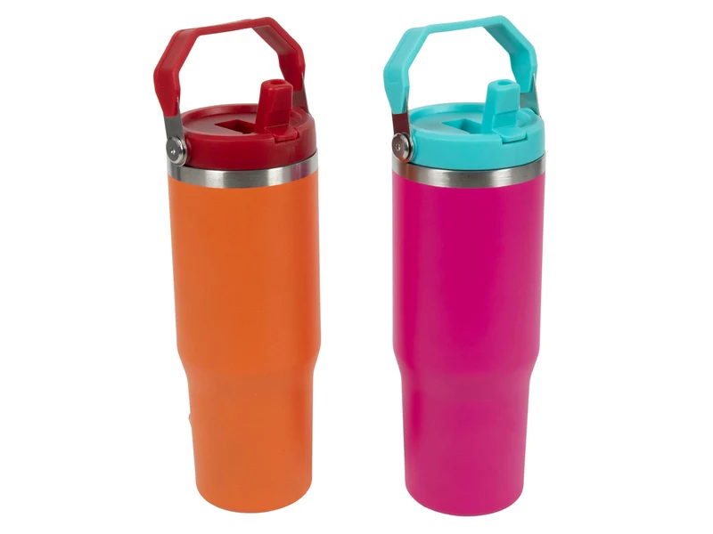 Isoleerbeker m boven handel 0,9L 2 assortie kleurrijk