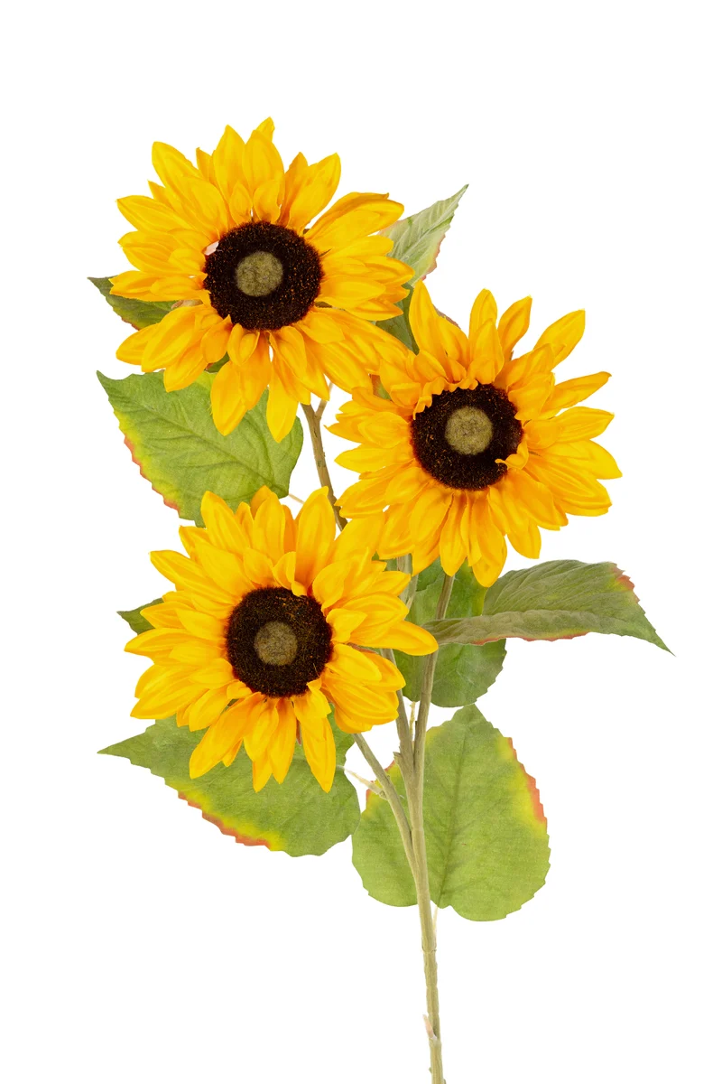 Zonnebloem x3 l98cm geel