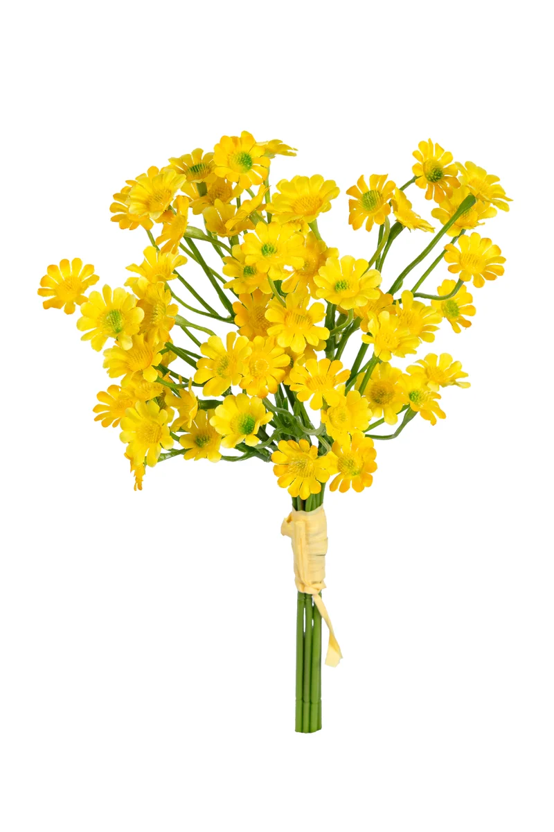 Margrietjes bundel h27cm geel
