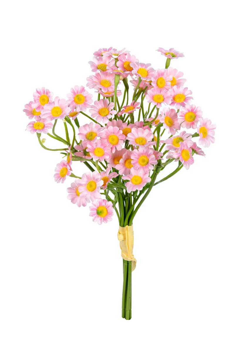 Margrietjes bundel h27cm roze