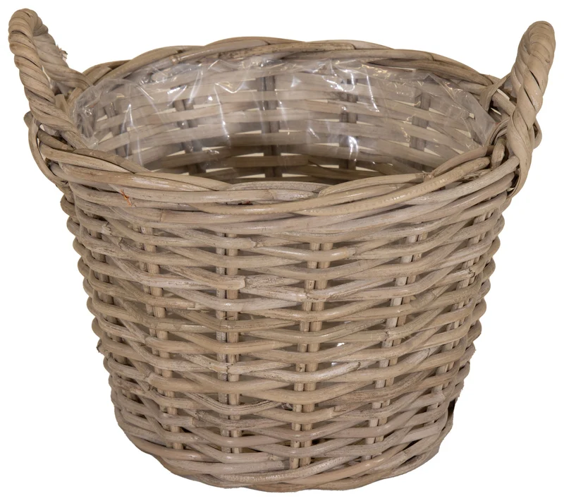 Rattan ''Kubu'' potato Basket Natural -SP H31xD39/28cm