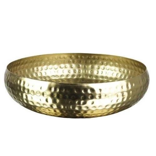 Gusta Schaal metaal D22 H5,5cm Goud