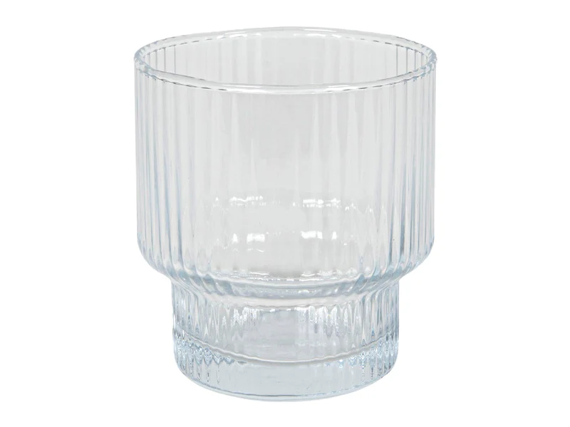 Glas Lines clear stapel Ø8,5x9,5cm 320ml