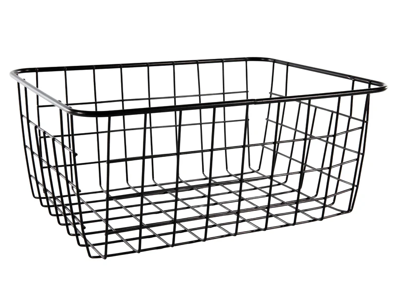 Draadmand mat zwart 28x22x12,5cm