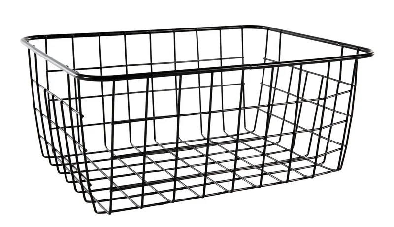 Draadmand mat zwart 24x18x10cm