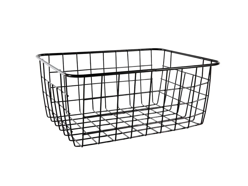 Draadmand mat zwart 20x15,5x8cm