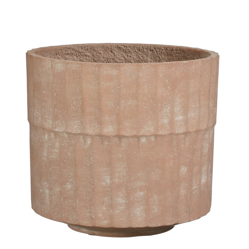 Apiro pot rond roze - h25,5xd27,5cm