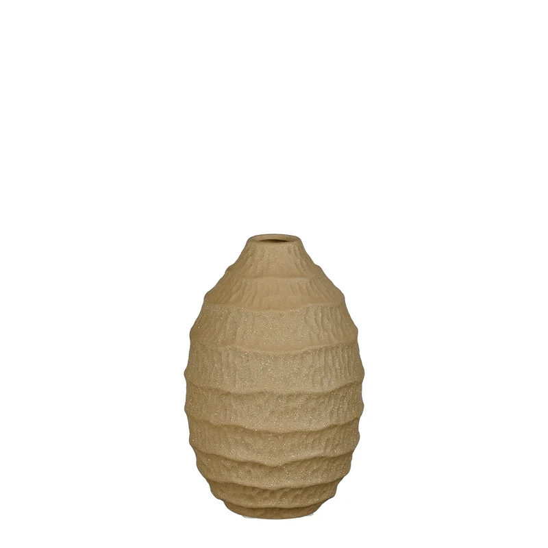 Agosta vaas taupe - h22xd15cm