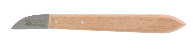 Haringkaakmes houten handvat, Mes 40 mm, C60 staal, hout