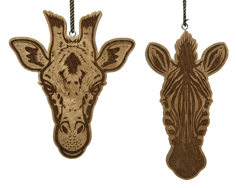 Swingtag a 1 paul animal gold wash 2ass natural/gold 22x12x1,5cm