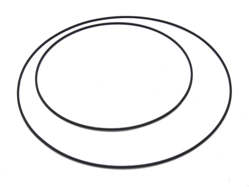 Metal ring 40cm black per stuk