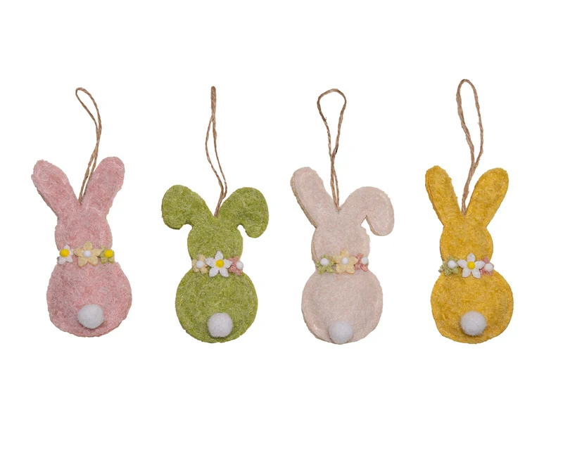 HAASJE VAN STOF 10X2CM 4 KLEUREN ASSORTIE