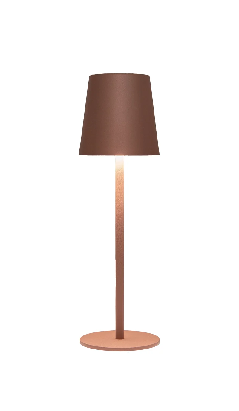 TAFELLAMP USB OPLAADBAAR MINI 27,5X7CM TERRA