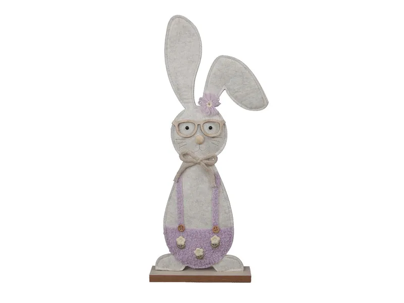 pb. 1 felt rabbit/standing lilac 17x5x44 cm
