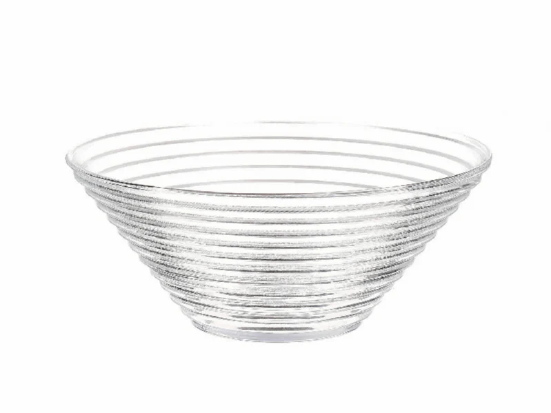 Ribbelschaal glas 'Tucson' D20cm helder