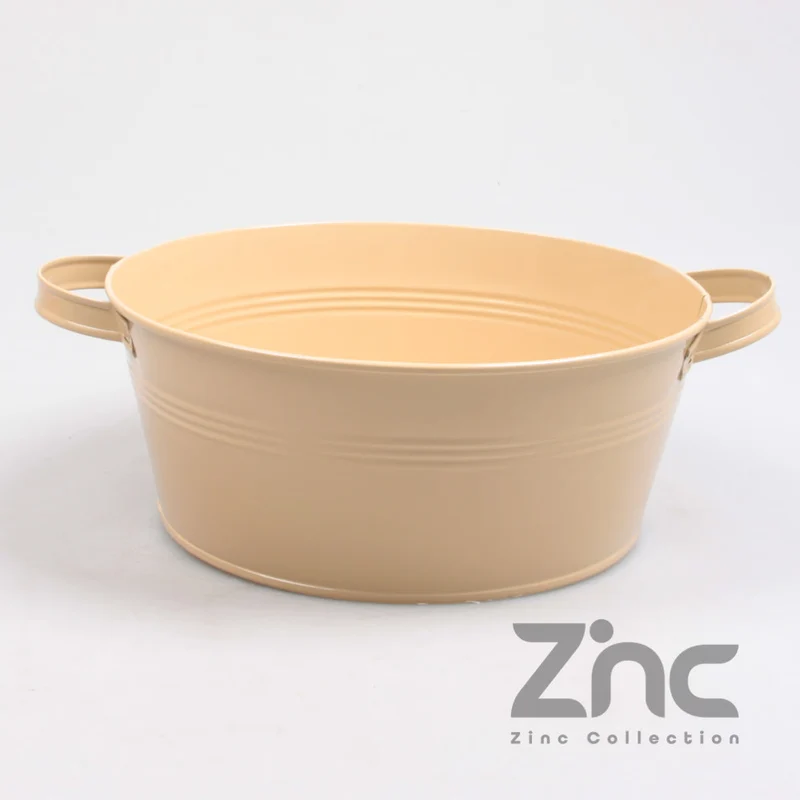 ZINK TEIL 2.5L M/OREN D24.5 H10 B20 CM CAMEL