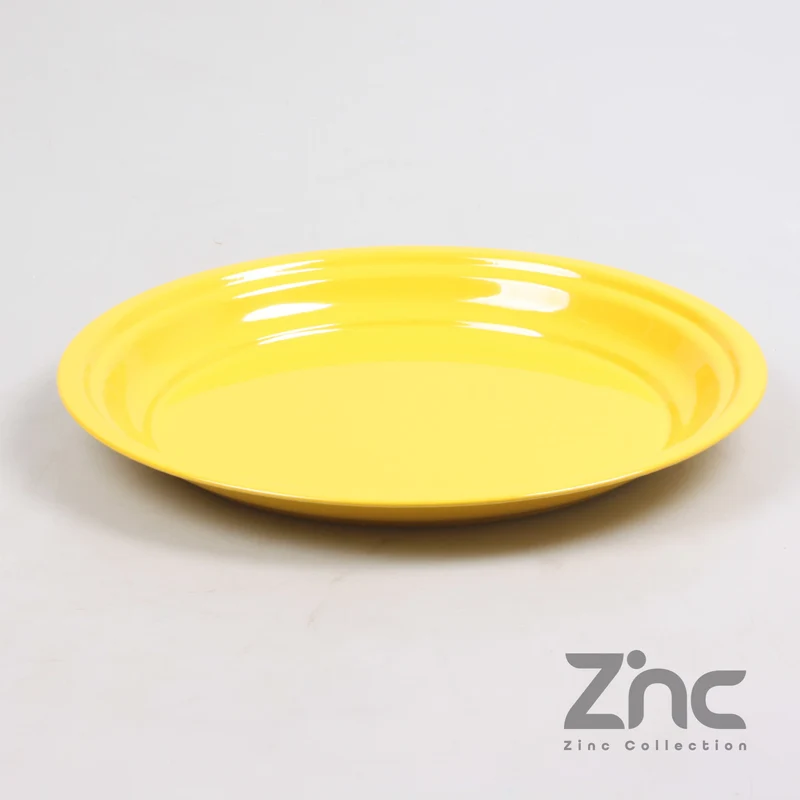 ZINK ONDERBORD ROND S 30X2.5 CM GEEL