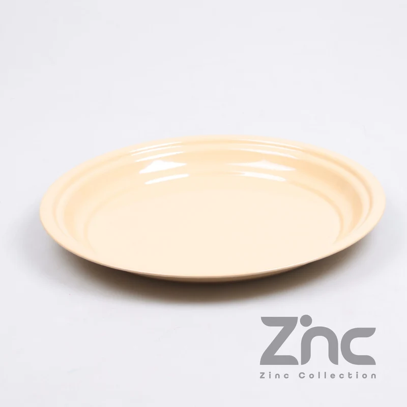 ZINK ONDERBORD ROND S 30X2.5 CM CAMEL
