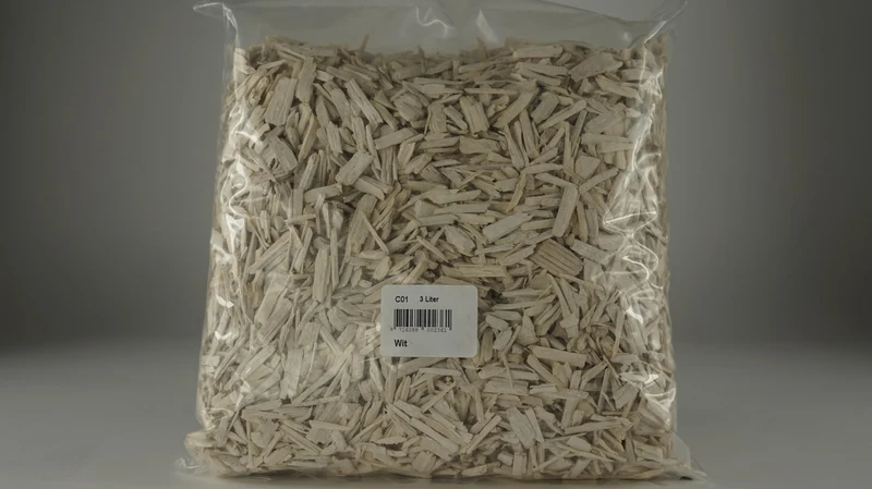 Houtsnippers - Wit - Zak per 5/Liter - 10-20MM