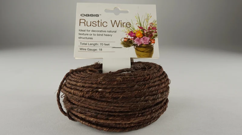 Rustic Grape Vine Wire Brown 21mtr