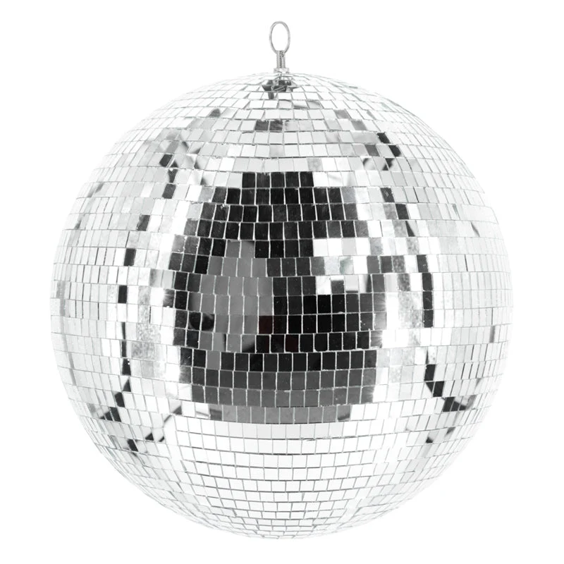 Discobal 30x30x30cm zilver