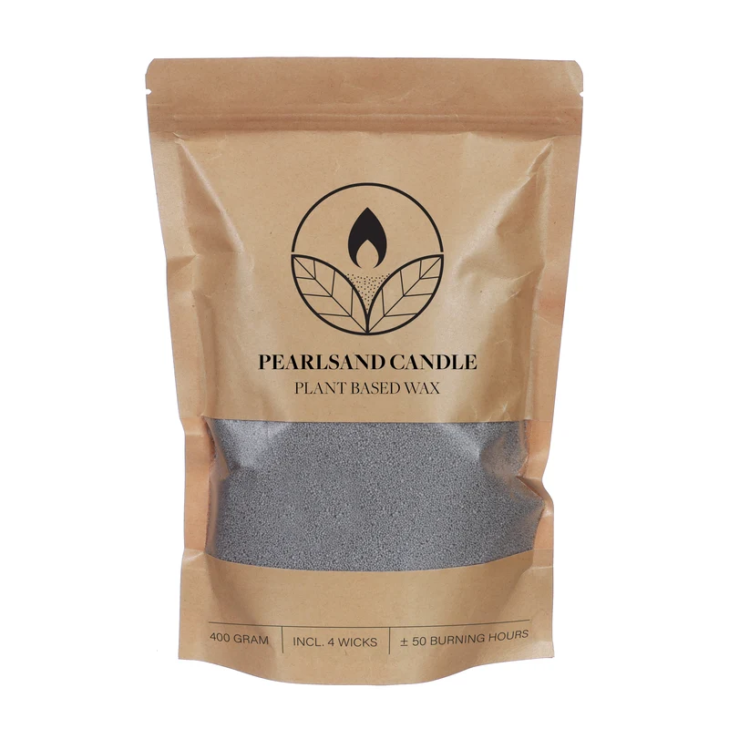 Burning Sand 400gram kraft bag gray (4x lont incl.)