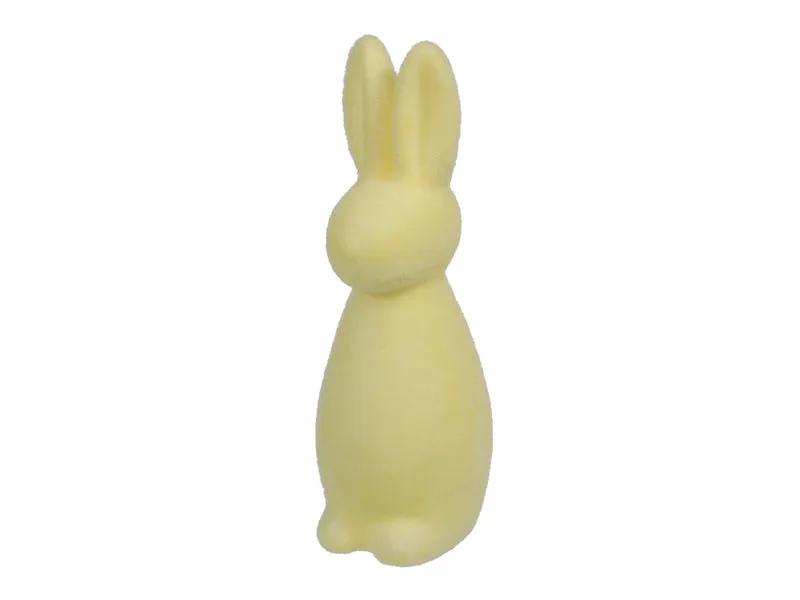 pc. 1 flock rabbit/standing light yellow 20 cm