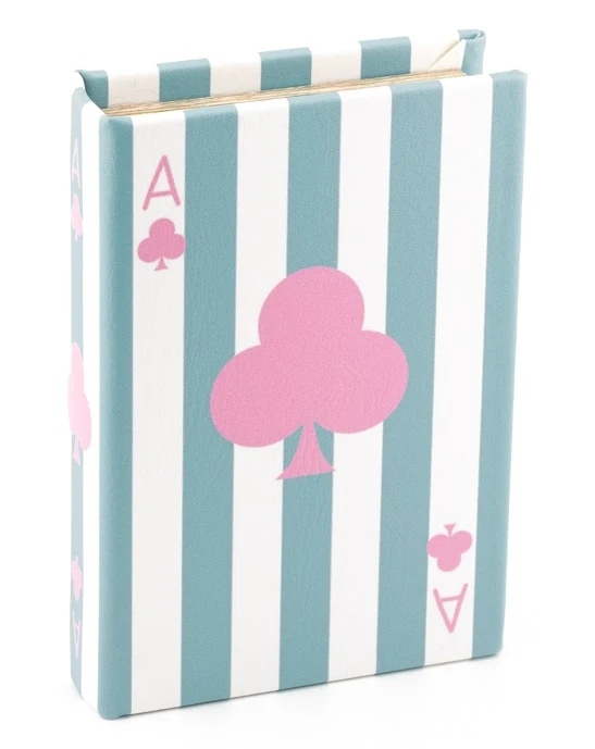 Opbergboek koffietafel Ace of Clubs 13,5x9,5cm