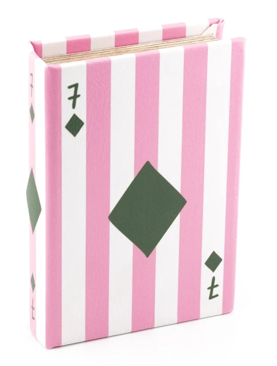 Opbergboek koffietafel Seven of Diamonds 13,5x9,5cm