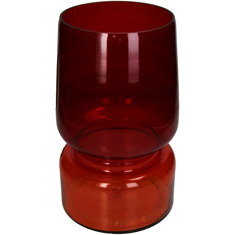 Vase Two Tone Glass Multi 19x19x30cm