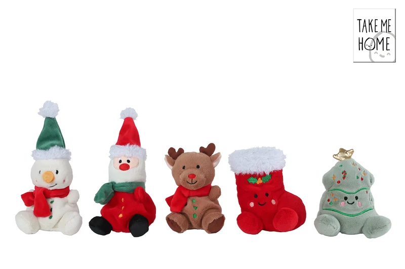 Special Moments Kerstfiguren pluche a5 15cm