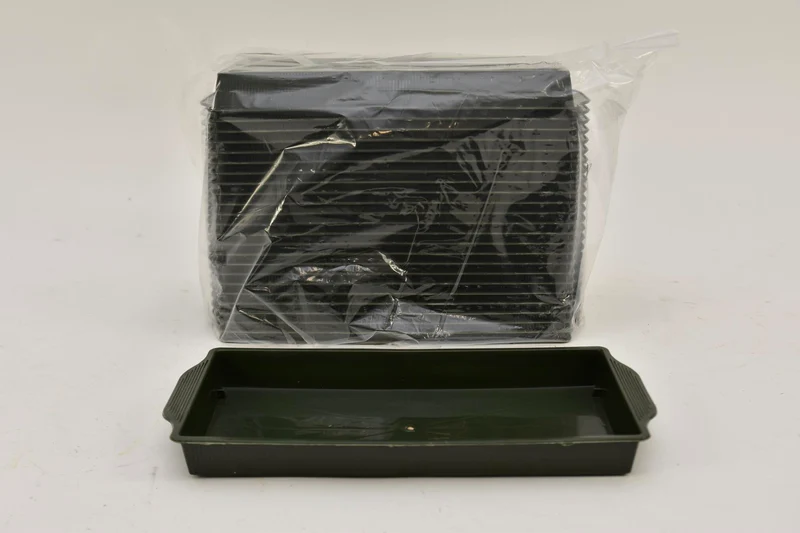 Pak á 25 single brick tray green 26x12cm