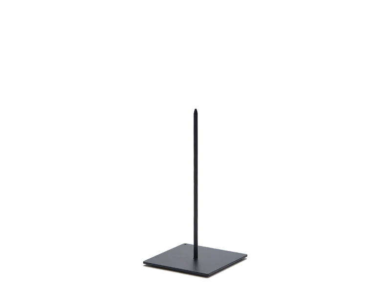 Standaard 7x7x14cm metaal zwart