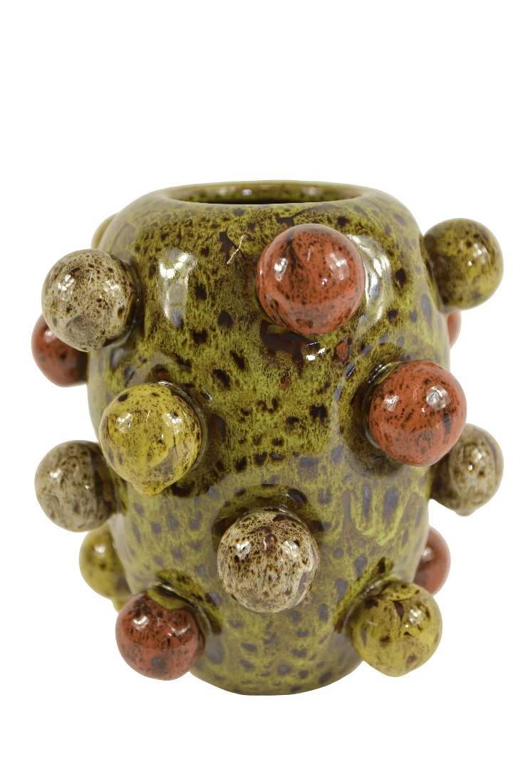 Vaas Bollen D22 H25cm Groen/multikleur