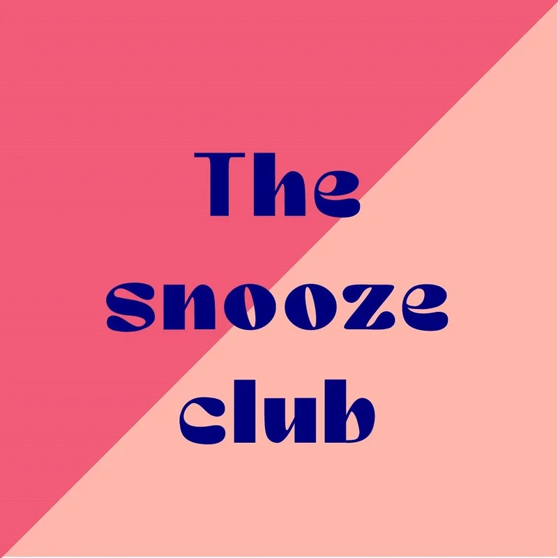 Tegeltje the snooze club 10,5x10,5x0,5cm keramiek