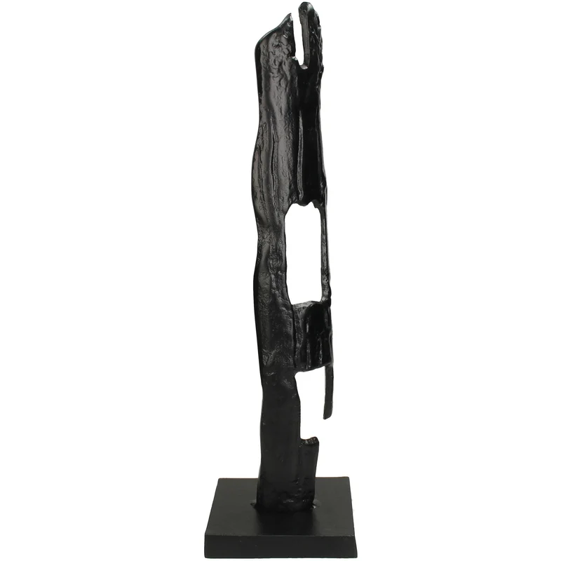 Ornament Abstract Black 53x12x15cm