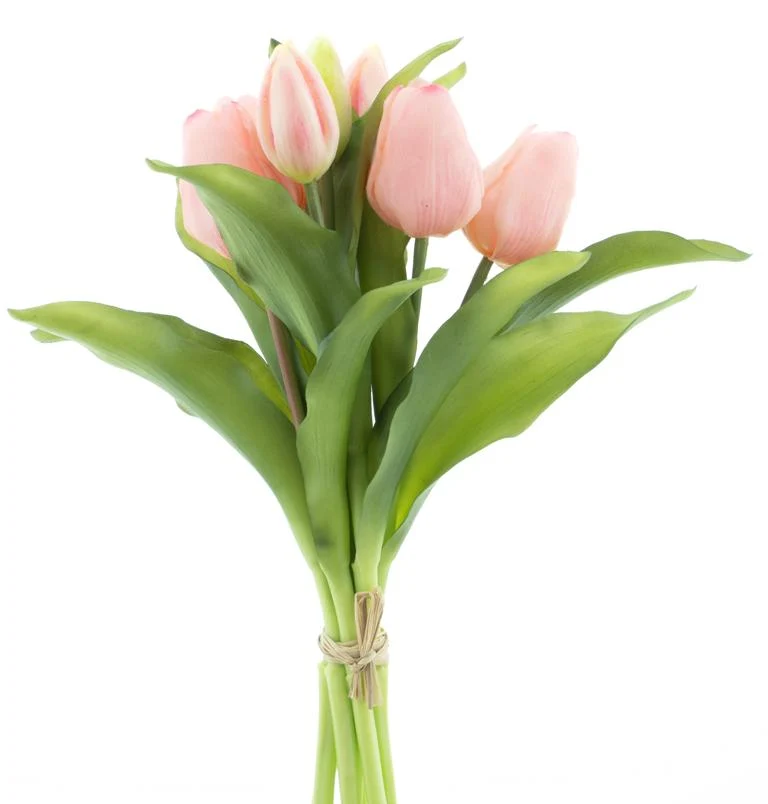 Real Touch Vermeer tulip bundle Sally X7 pink 31cm