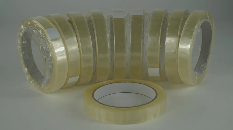 Plakband acryl helder 15mm/66mtr