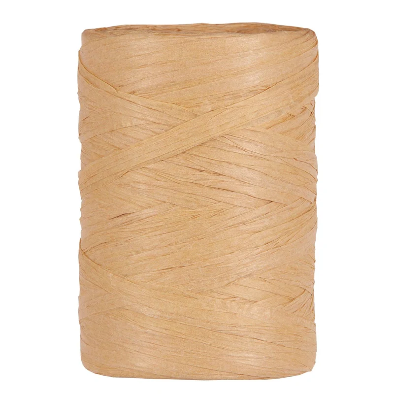 PAPIER RAFFIA 5-8MM 100MTR NATURAL