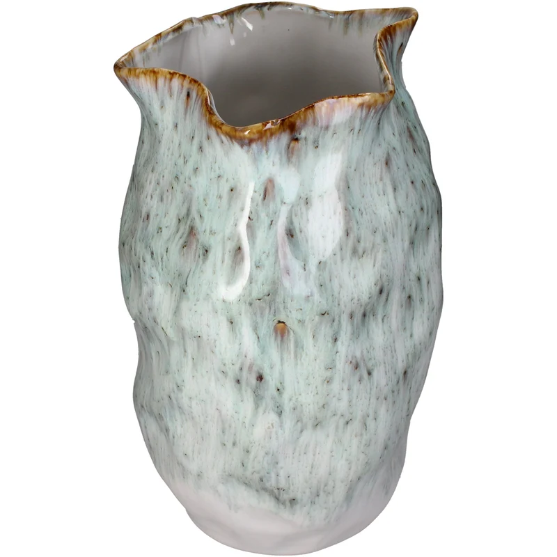Vase Stoneware Green 25.5x25x45.5cm