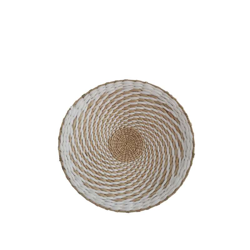 Wall Decor Aquia D35 H6cm Natural/White