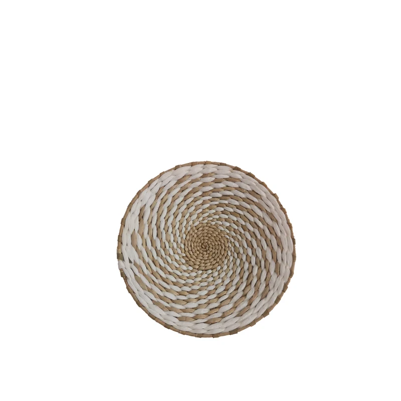 Wall Decor Aquia D25 H4cm Natural/White