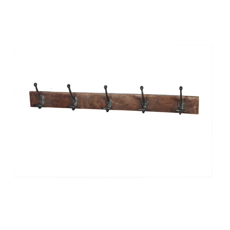 Coat Rack Copa 75x7x10cm Black/Natural