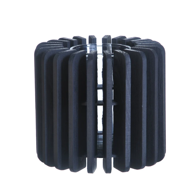 Tealight Holder D20 H18cm Black