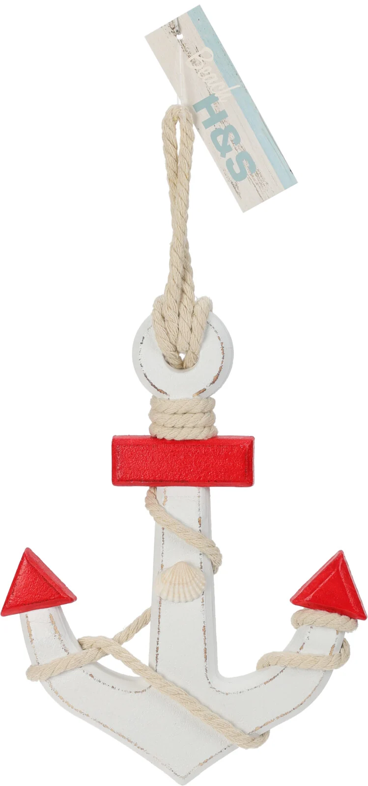 ANKER MDF 23CM ROOD WIT